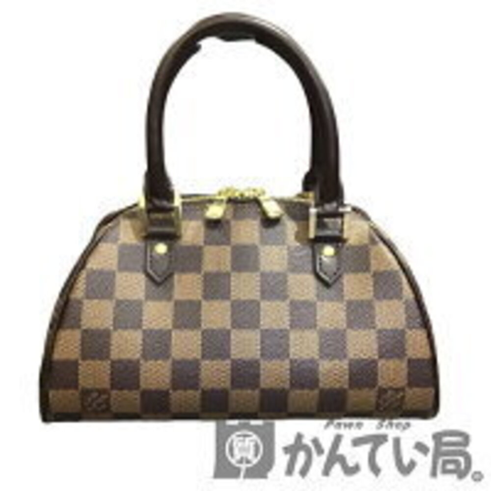LOUIS VUITTON Damier Ebene Brown Handbag